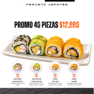 Promo 40 piezas