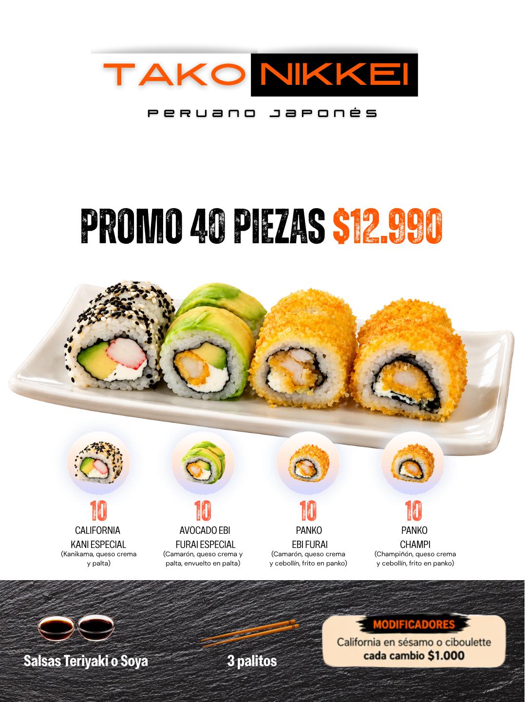 Promo 40 piezas