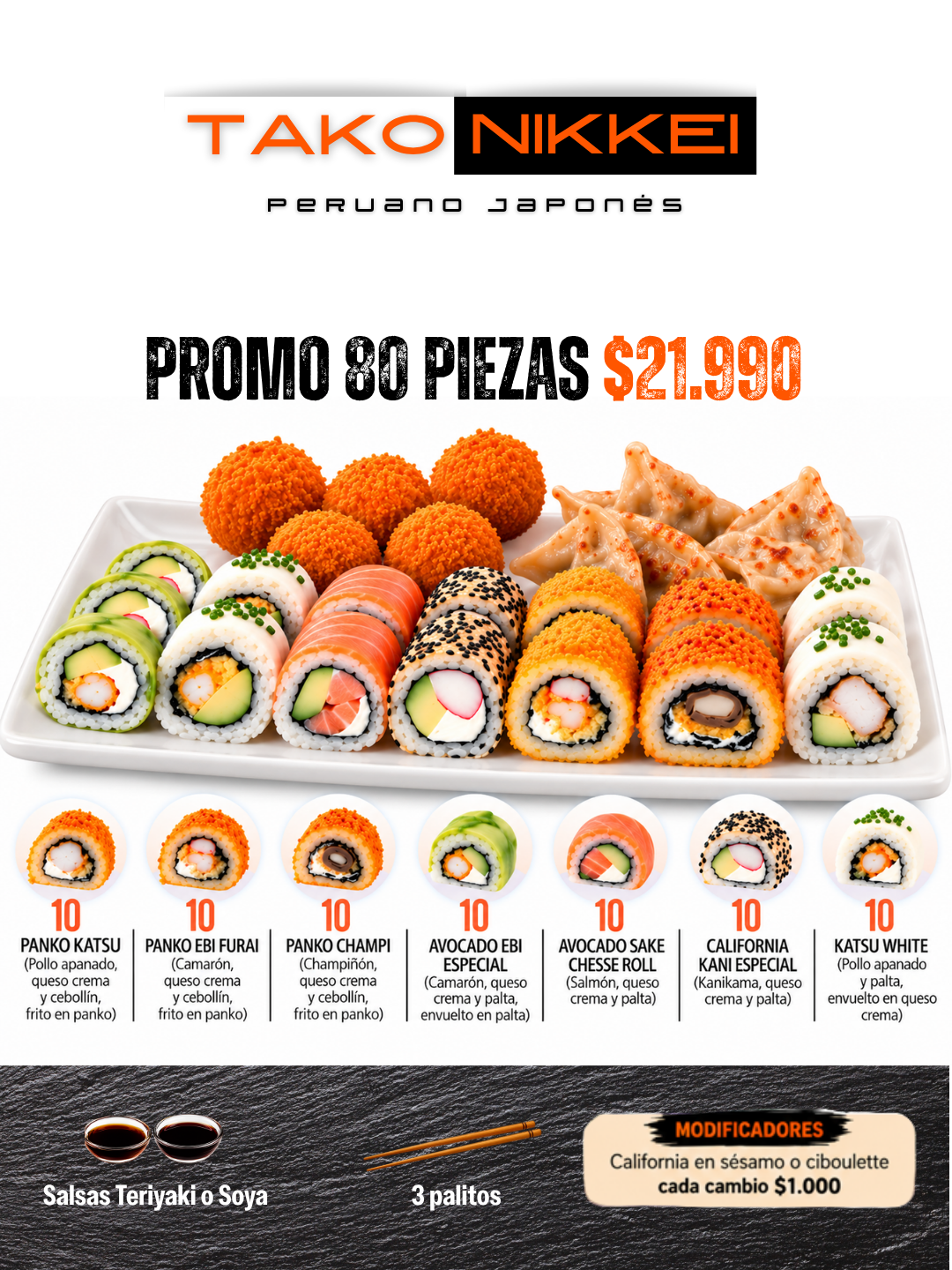 Promoción 80 Piezas