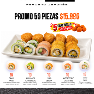 Promoción 50 Piezas +5 Sake Balls de Regalo